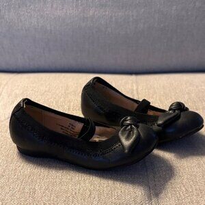 NORDSTROM RACK Emma Ballet Flat with Bow Size 8 Black